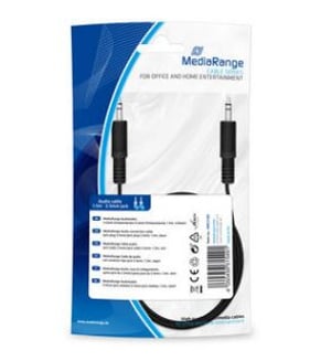 MediaRange MRCS189 ljudkabel 1,5 m 3,5 mm Svart