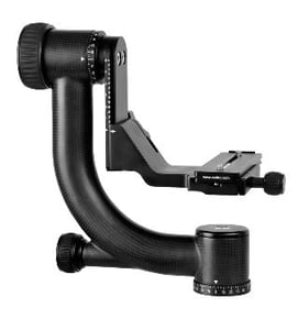 Sirui PH-20 stativhuvud, svart kolfiber, gimbalhuvud