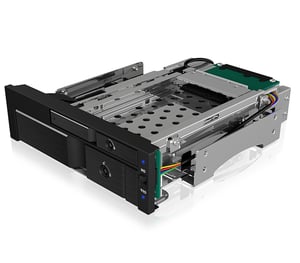 ICY BOX IB-173SSK 13.3 cm (5.25") Storage Drive Tray, Black