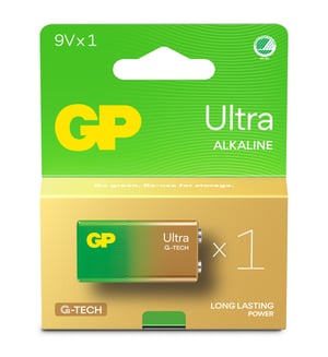 GP Batteries Ultra Alkaline GP1604AU Jednorazowa bateria 9V Alkaliczny