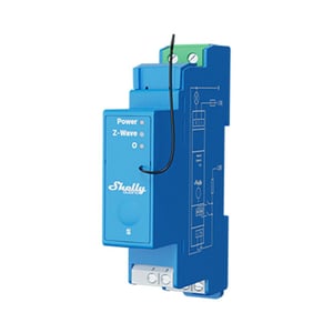Shelly Qubino Wave Pro 1 Stromrelais Blau