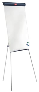 Nobo 1901916 Flipchart-Tafel, freistehend, silber, weiß