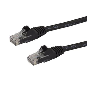 StarTech N6PATC15MBK Network Cable, Black, 15 m, Cat6 U/UTP (UTP)