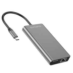 4smarts 458723 USB 3.2 Gen 1 (3.1 Gen 1) Type-C-dockningsstation, grå
