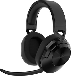 Corsair HS55 WIRELESS Trådlöst headset Med huvudband Gaming Bluetooth Svart, Carbon