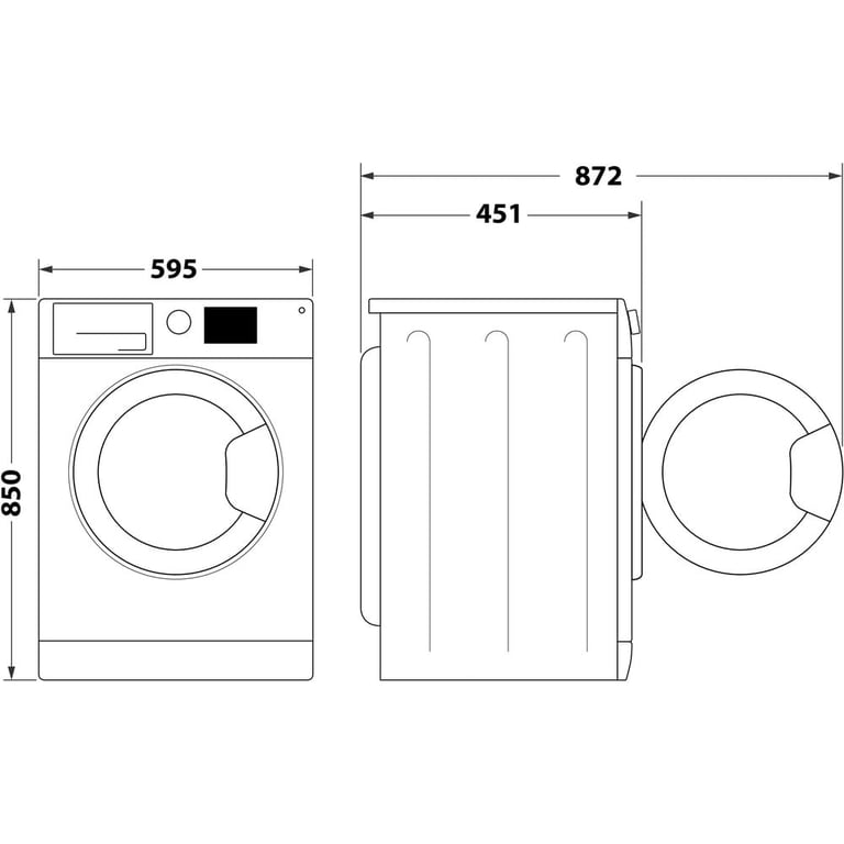Whirlpool Pralka wolnostojąca - WRSB7259SPL