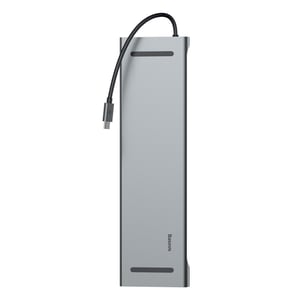 Baseus CATSXG0G USB 3.2 Gen 1 (3.1 Gen 1) Type-C-Dockingstation, silber