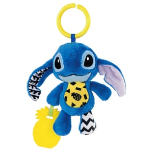 Clementoni Disney Baby Stitch Soft Rattle—a hanging toy for babies