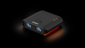 ATEN US4322-AT USB 3.2 Gen 1 (3.1 Gen 1) Type-A Hubs and Concentrators, Black