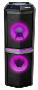 Blaupunkt PS10DB tragbarer Lautsprecher / Party-Lautsprecher Schwarz 1200 W