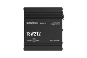 Teltonika TSW212 przełącznik sieciowy Zarządzany L2 Gigabit Ethernet (10/100/1000) Czarny
