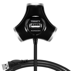 Axagon HUE-X3B USB 2.0-Hubs und -Konzentratoren, 480 Mbit/s, schwarz
