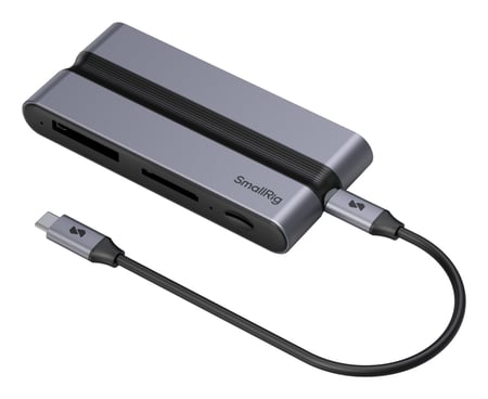 SmallRig 9 in 1 CFexpress B Przewodowa USB 3.2 Gen 2 (3.1 Gen 2) Type-C Czarny, Szary
