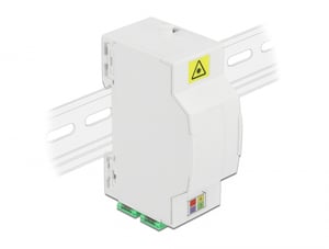 DeLOCK Glasfaserverbindung für DIN-Schiene, 4 x SC Simplex oder LC Duplex