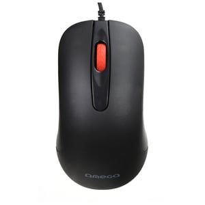 Omega OM0520B myszka Biuro Oburęczny USB Typu-A Optyczny 1000 DPI
