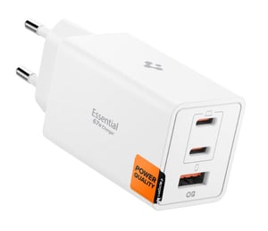 Spigen Essential EE673EU Uniwersalne Biały Prąd przemienny Szybkie ładowanie Wewnętrzna