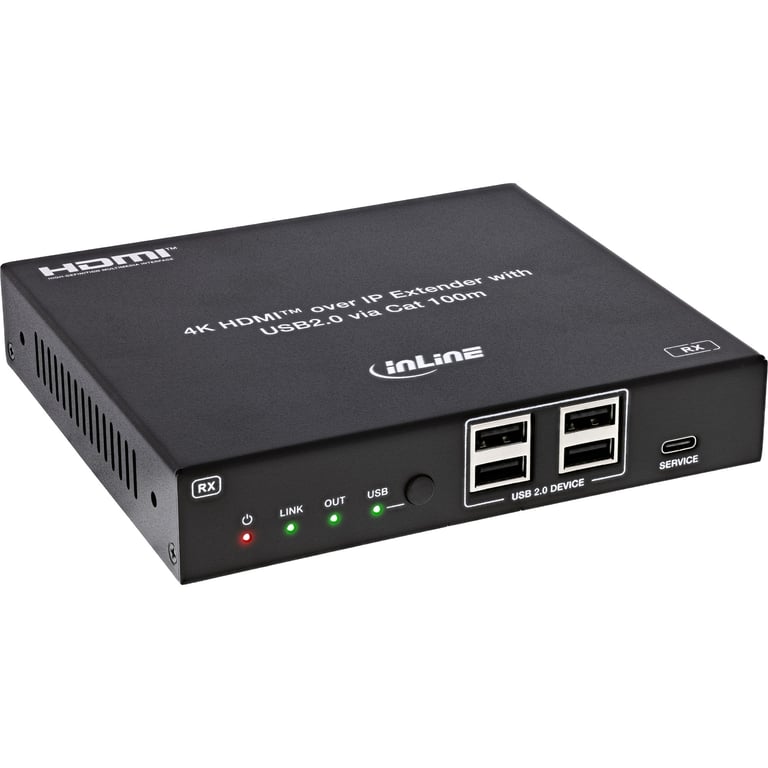 InLine 57886H przedłużacz KVM Odbiornik