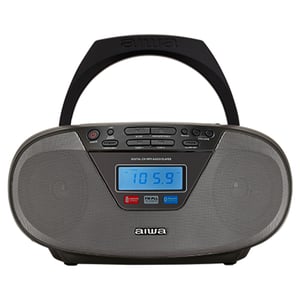 Aiwa BBTU-400BK bärbart stereosystem Analogt och digitalt 6 W FM Svart MP3-spelare