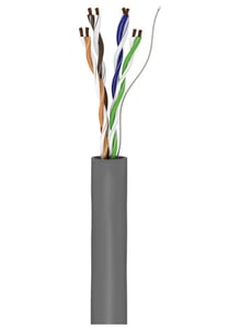 Goobay 93292 Network Cable, Gray, 305 m, Cat5e U/UTP (UTP)