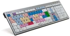 Logickeyboard Avid Media Composer klawiatura USB QWERTZ Niemiecki Aluminium