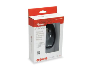 Equip 245104 myszka Podróżniczy Oburęczny RF Wireless Optyczny 1600 DPI