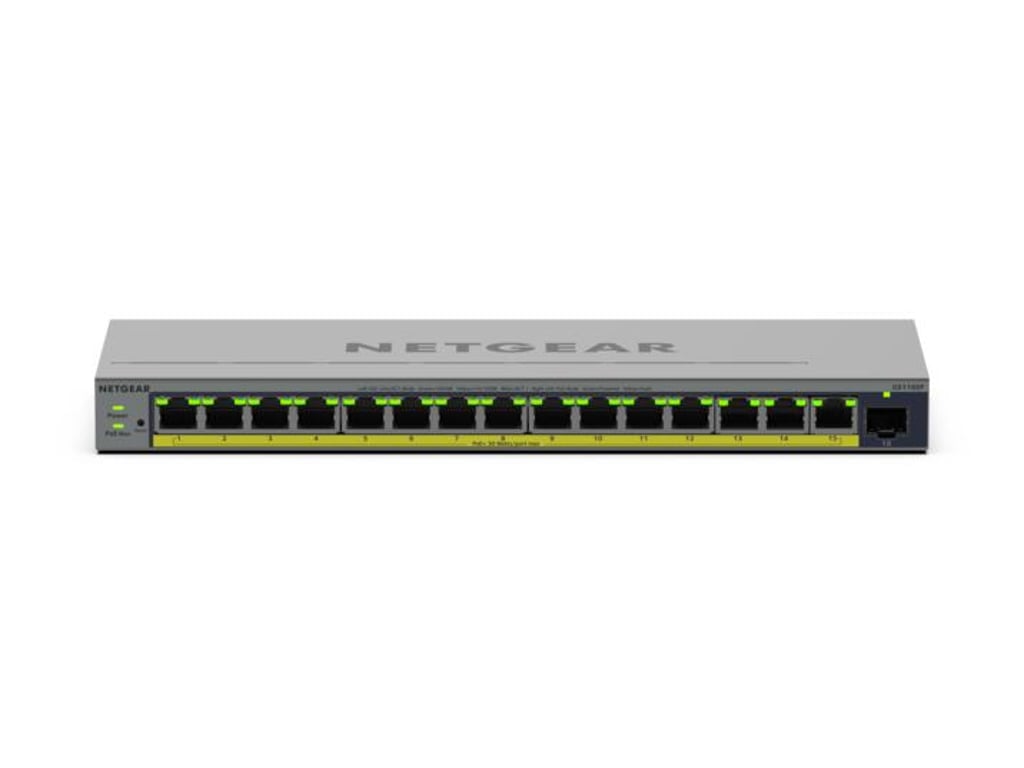 фото Комутатор керований рівня 2 Netgear GS116EP