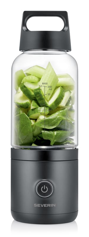 Severin SM 3744 blender 0,35 l Blender stołowy Czarny, Przezroczysty