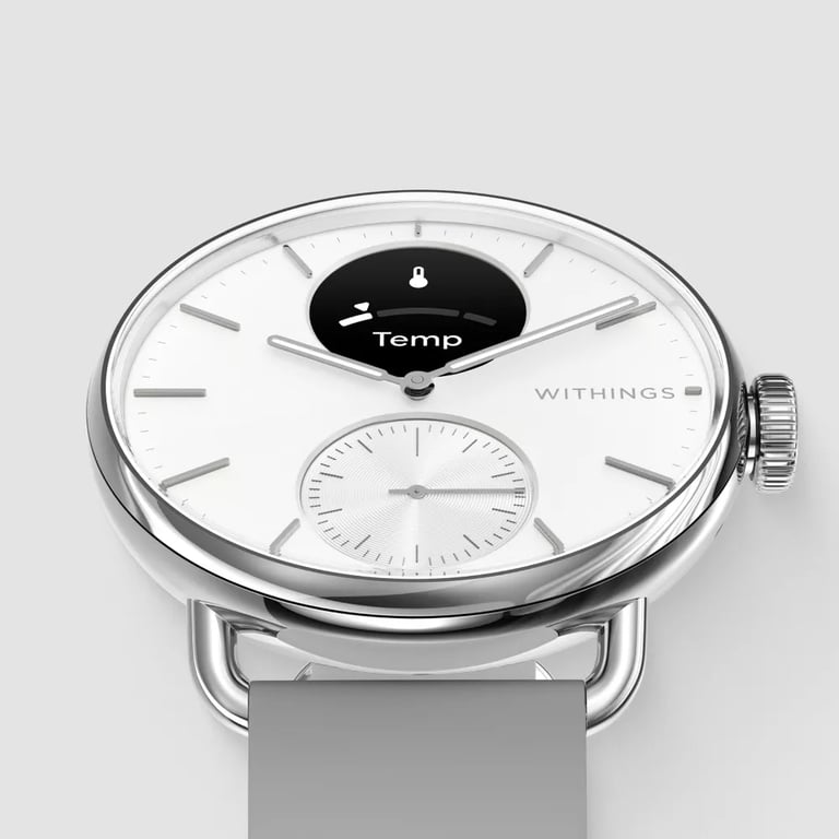 фото Смарт-годинник Withings ScanWatch 2 38mm Steel Silver