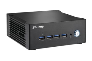 Shuttle Nano PC NA10H PC-storlek 1L Svart 8845HS 3,8 GHz