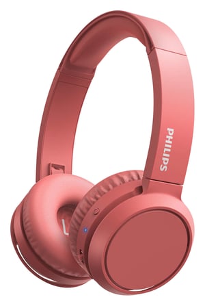 Philips 4000er-Serie TAH4205RD/00 Kopfhörer/Headset Kabellos Kopfbügel Telefonate/Musik USB Typ C Bluetooth Rot