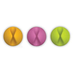 Bluelounge CableDrop - bright colours organizer do kabli Wielobarwny 6 szt.
