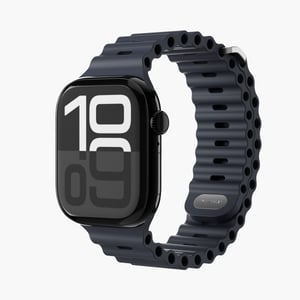 Vonmählen Wave Band 2 Armband i marinblått silikon