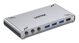 UNITEK D1118AGY01-EU przełącznik KVM Szary