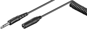Goobay 50016 Audiokabel 5 m 6,35 mm Schwarz