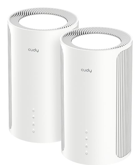 Cudy BE6500 2.5G Mesh Wi-Fi 7 System, M6500 1.0, 2-Pack Dual-band (2.4 GHz/5 GHz) Wi-Fi 7 (802.11be) Biały 4 Wewnętrzny