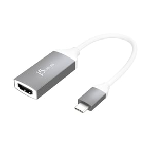 j5create JCA153G extern grafikkort USB 3840 x 2160 px Grå, Vit