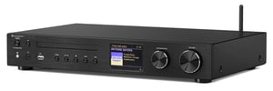 Soundmaster ICD4350SW – tragbares Stereosystem, analog und digital, 100 W, DAB+, FM, schwarz, MP3-Player