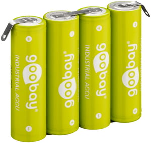 Goobay 55580 Batterie für den Hausgebrauch Wiederaufladbare AA-Batterie aus Nickel-Metallhydrid (NiMH)