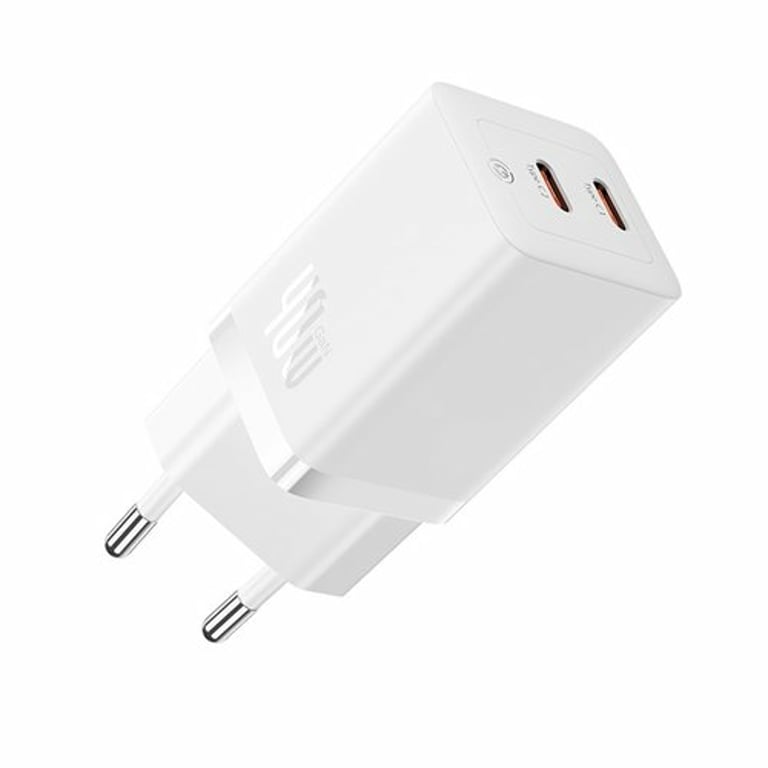Baseus GaN5 Pro 40W Uniwersalne Biały Prąd przemienny Szybkie ładowanie Wewnętrzna