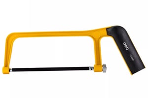 Deli Tools Mini Hacksaw 15 cm Czarny, Żółty