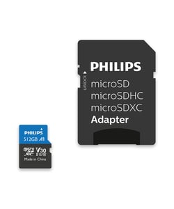 Philips FM51MP65B/00 512 GB MicroSDHC UHS-I Klasse 10 Flash-Speicherkarte