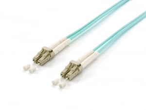 Equip 255416 InfiniBand-/Glasfaserkabel, 10 m, LC, türkis