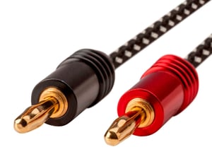Monoprice 34309 kabel audio 3 m Bananowe Czarny