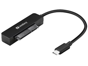 Sandberg 136-37 Festplattengehäuse HDD/SSD-Gehäuse Schwarz 2,5"