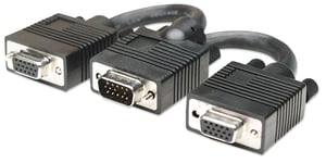 Manhattan 304559 VGA-Kabel 0,015 m VGA (D-Sub) 2 x VGA (D-Sub) Schwarz