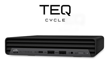 Teqcycle HP Elitedesk 800 G6 Intel® Core™ i5 i5-10400T 16 GB DDR4-SDRAM 256 GB SSD Windows 11 Pro MFF Mini PC Czarny