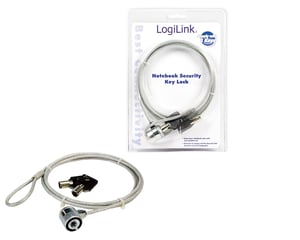 LogiLink Notebook Security Lock with 1.5 m cable lock