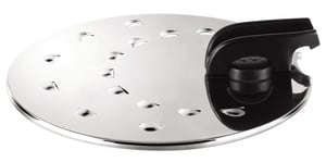Tefal L9939822 Round Black Lid, Stainless Steel