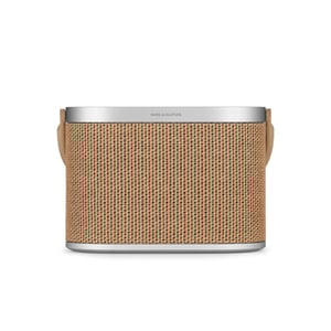 Bang & Olufsen BeoSound A5 Tragbares 2.1-Lautsprechersystem Beige, Silber