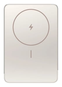 Xiaomi Super Slim Magnetic Power Bank 5000 Litiumjon (Li-Ion) 5000 mAh Trådlös laddning Sandfärgad